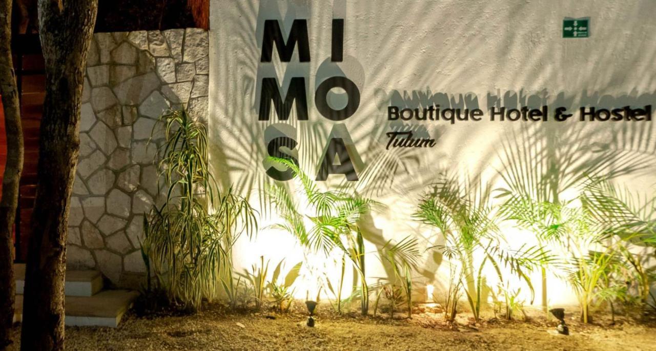 A Pousada Mimosa Tulum Exterior foto